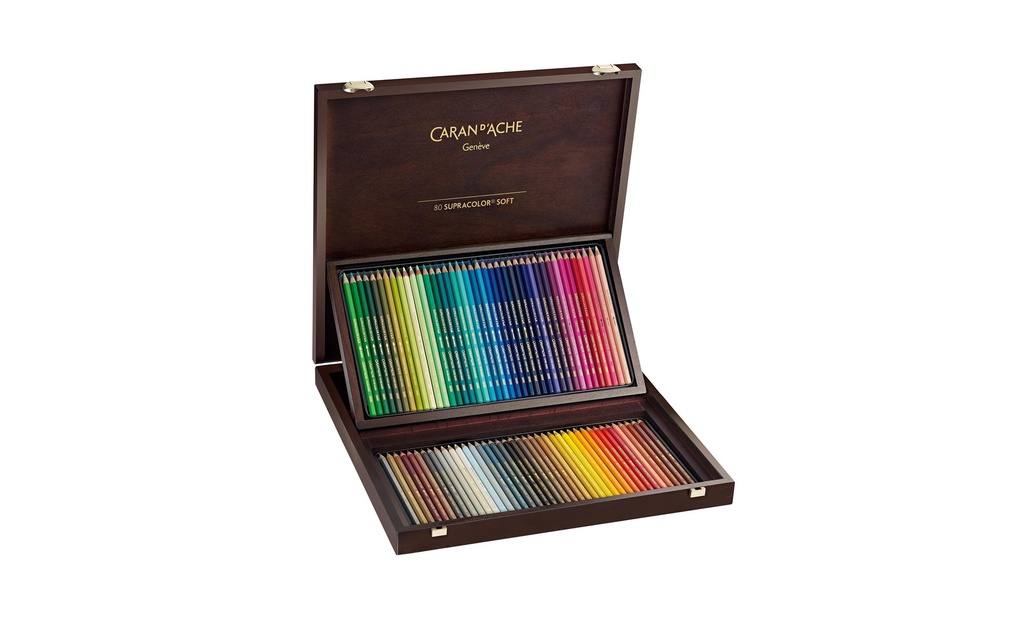 CARAN D'ACHE Crayon de coul.SC bois 80 pces (80 pces)