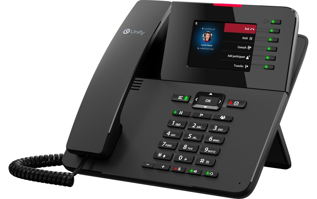 MITEL Téléphone de bureau OpenScape CP410 Noir