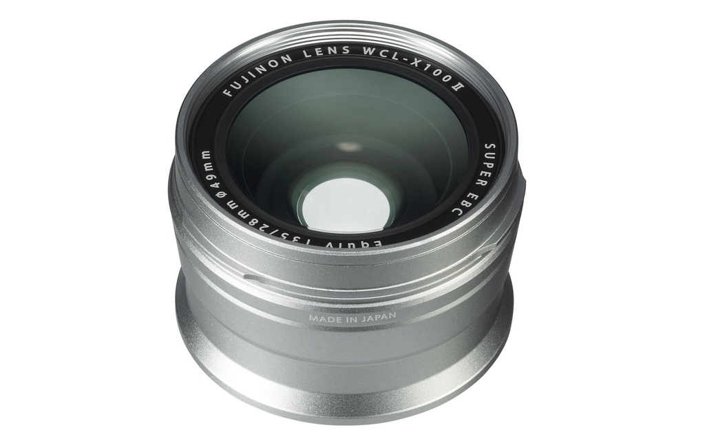 Fujifilm Convertisseur d’objectif WCL-X100 II argentés