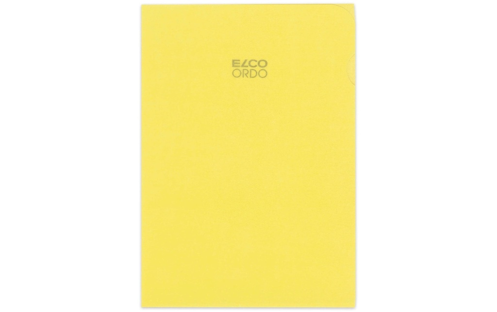 ELCO Ordo transparent sa.impr. jaun (100 pces)