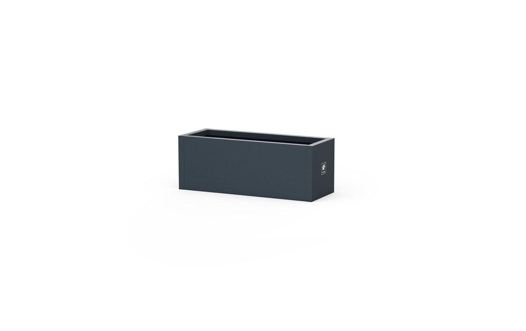 Herstera Pot à fleur Metal Planter Balcon Anthracite