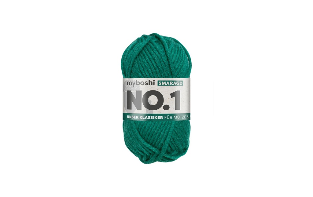 myBoshi Laine N°1 Émeraude 50 g, 55 m