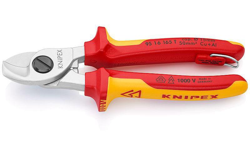 Knipex Coupe-câble 165 mm 1000 V, avec oeillet