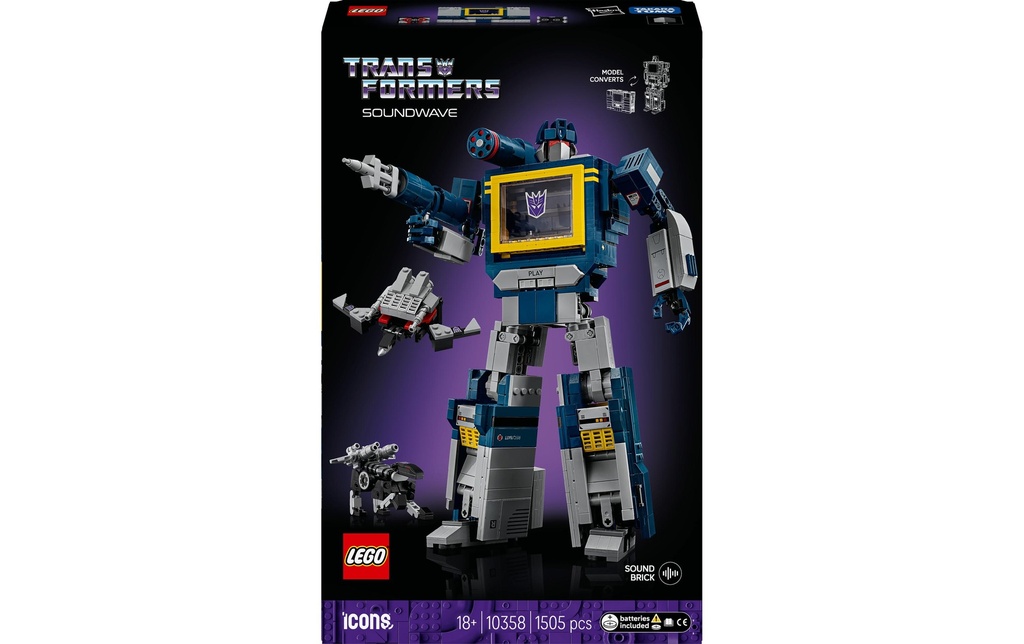 LEGO® Icons Transformers: Soundwave 10358