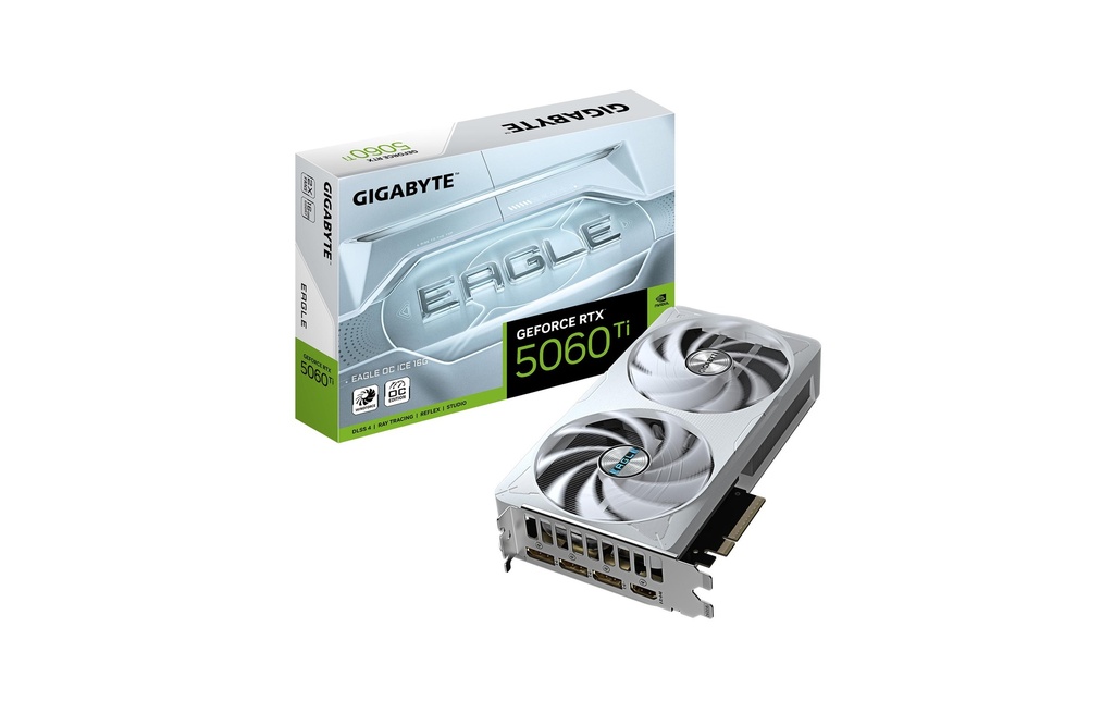 Gigabyte Carte graphique GeForce RTX 5060 Ti EAGLE OC ICE 16G