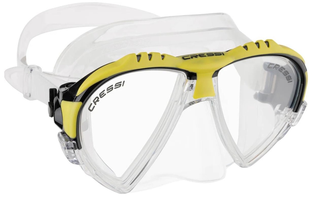 CRESSI Masque de plongée Matrix Clair/Jaune
