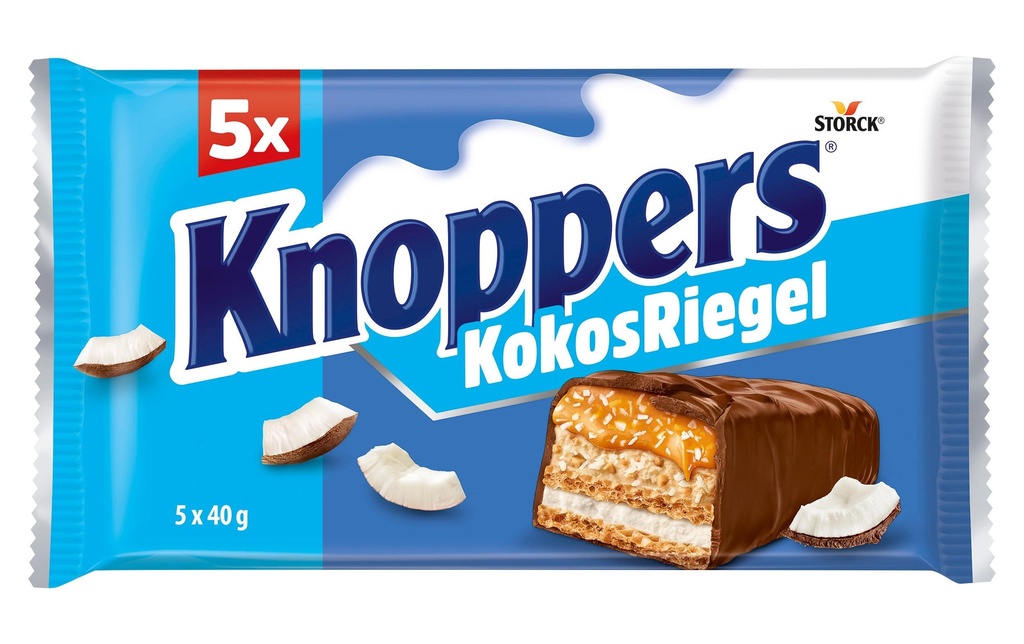 Storck Barre Knoppers Noix de coco 5 x 40 g