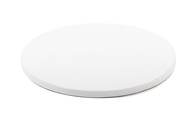 Decora Plateau à gâteau 25 cm, Blanc
