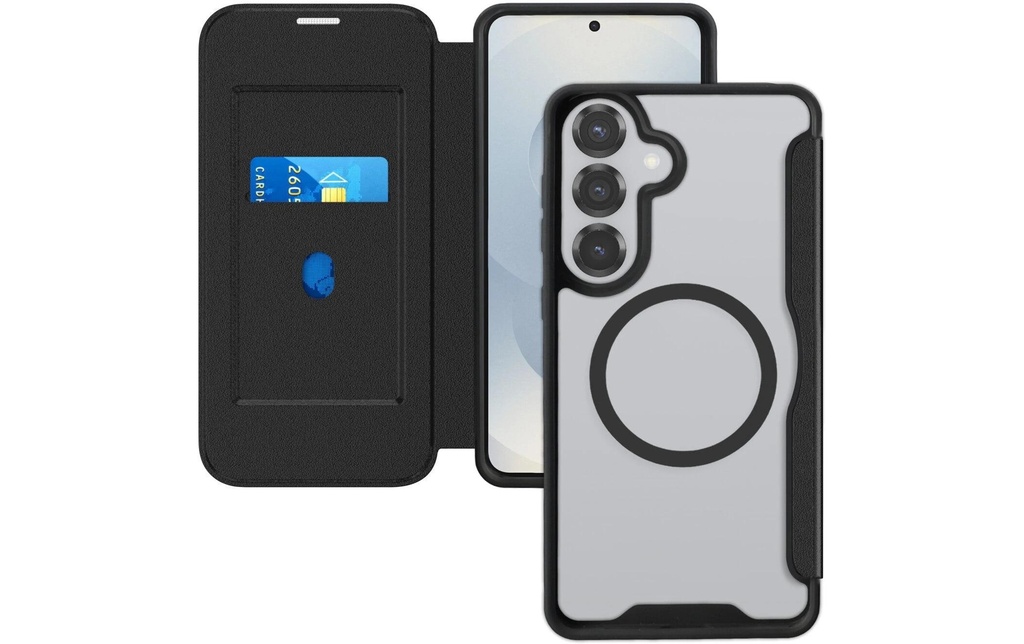 4smarts Coque arrière Urban Pro Flipcase Samsung Galaxy S26+ Qi2 ready
