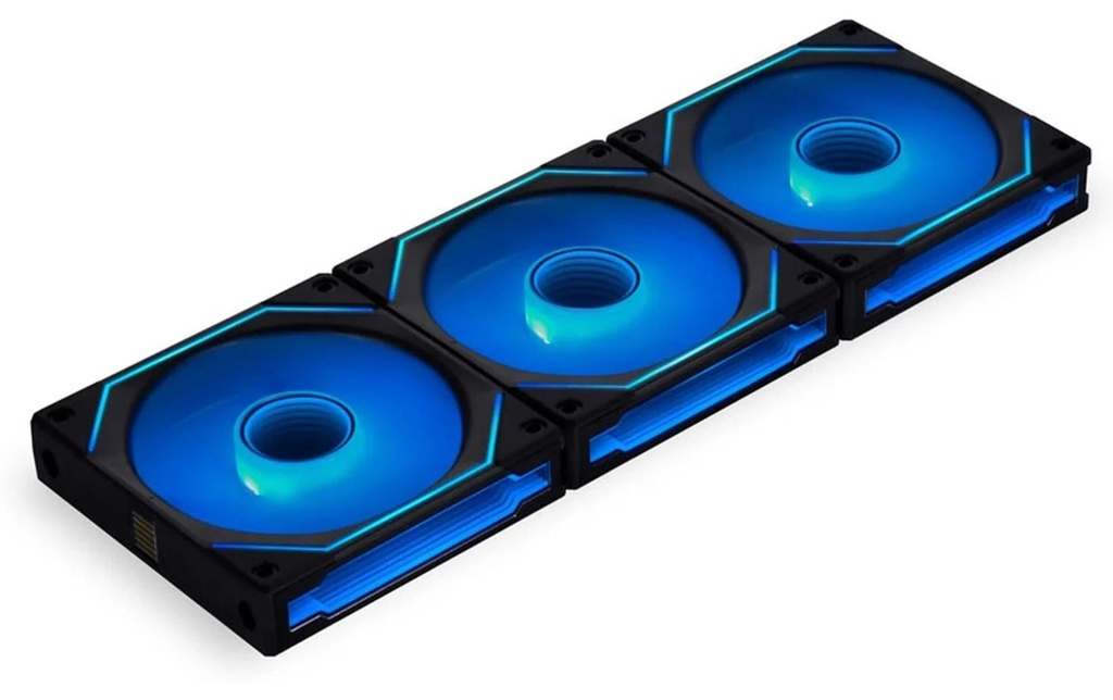 Lian Li Ventilateur PC UNI FAN SL120 ARGB Lot de 3, noir