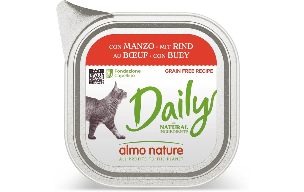 Almo Nature Alimentation humide Daily au bœuf 100g