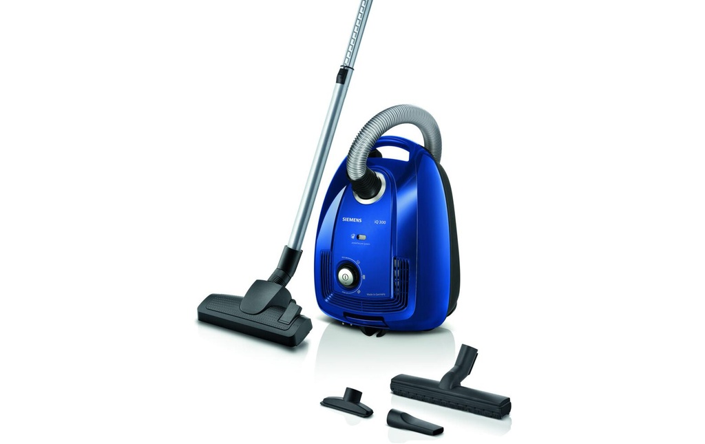 Siemens Aspirateur traîneau iQ300 bleu Avec sac