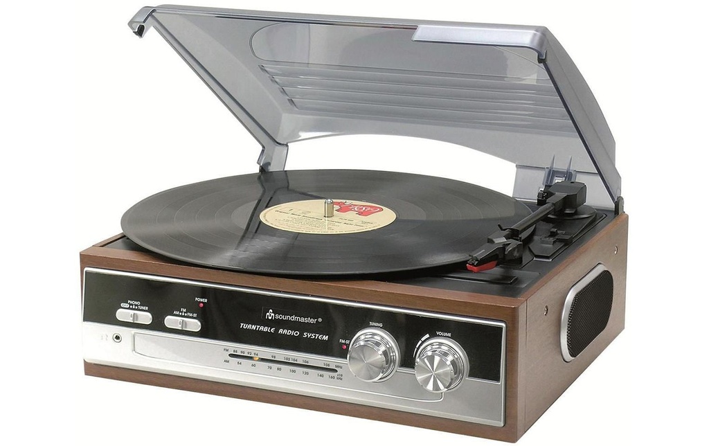 soundmaster Chaîne stéréo PL186H Brun