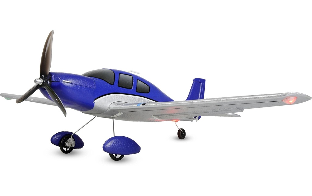 Amewi Avion à moteur Cirrus SR22 520 mm, RTF, bleu