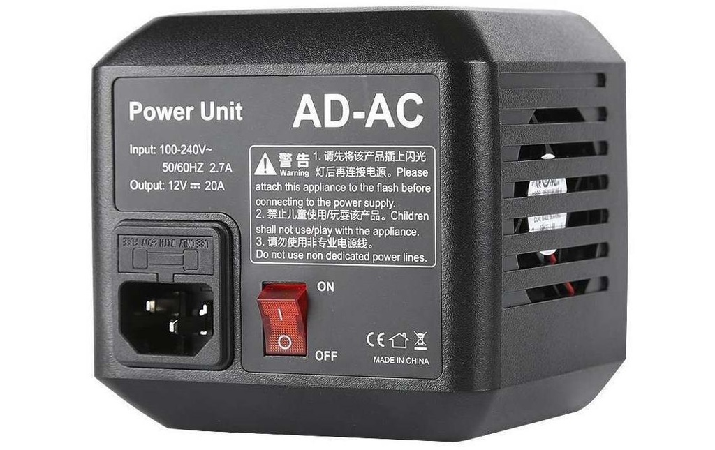 Godox Bloc d'alimentation AD-AC – AD600