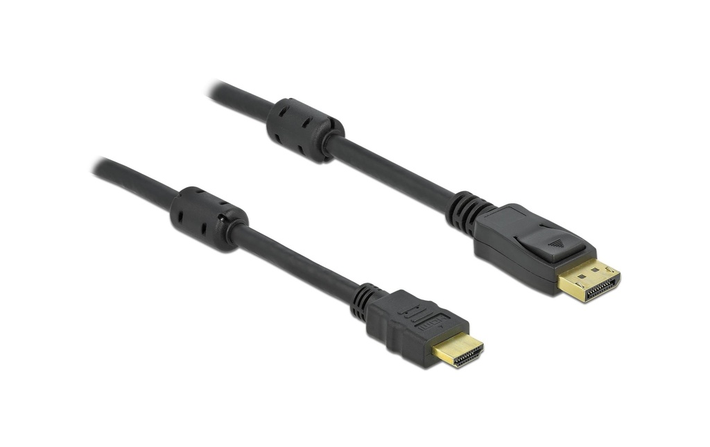 Delock Câble actif DisplayPort - HDMI, 10 m
