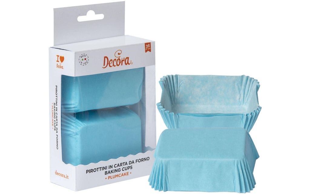 Decora Mini moule à gâteau 36 Pièce/s, bleu clair