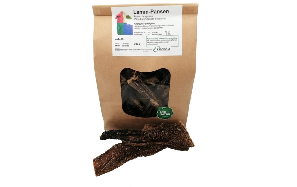 essendia Produit à mâcher  Panses d'agneau, 300 g