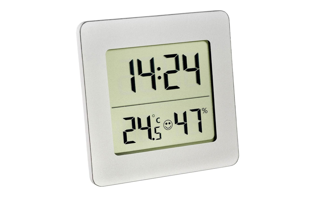 TFA Dostmann Thermo/hygromètre Digital Argent