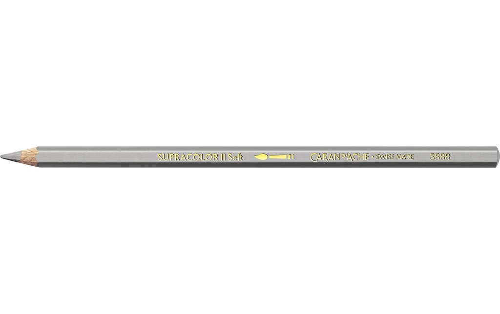 CARAN D'ACHE Crayon de coul.Suprac. argent