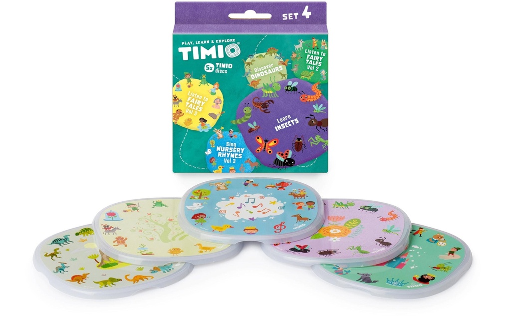 Timio Audio Disc Set 4 5 Discs
