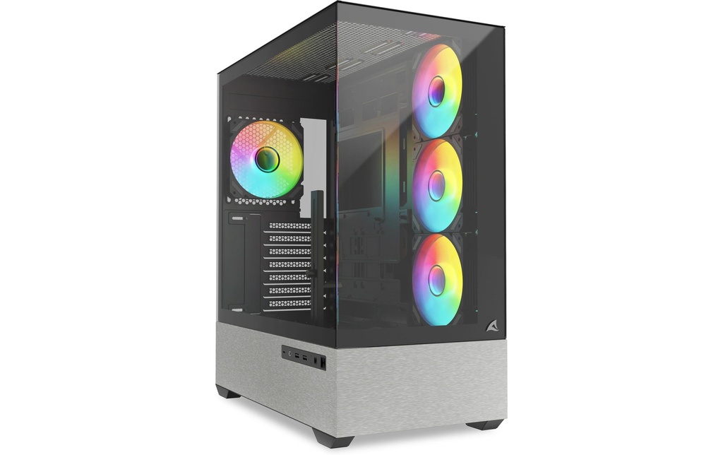 Sharkoon Boîtier d’ordinateur AK7 ARGB Noir