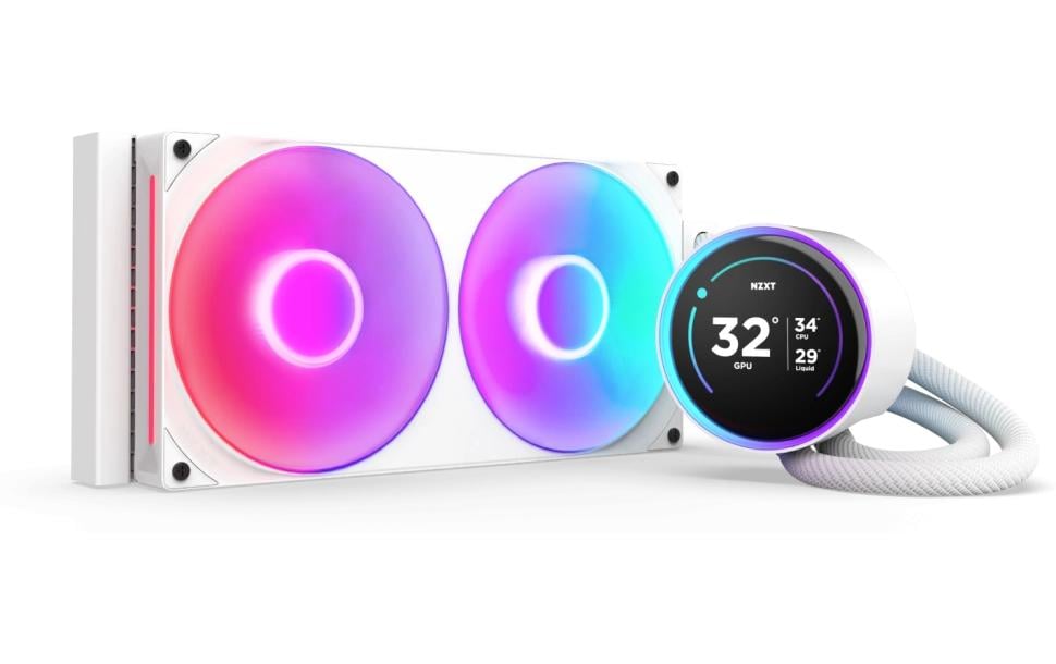 NZXT Refroidissement à eau Kraken Elite 280 RGB Blanc