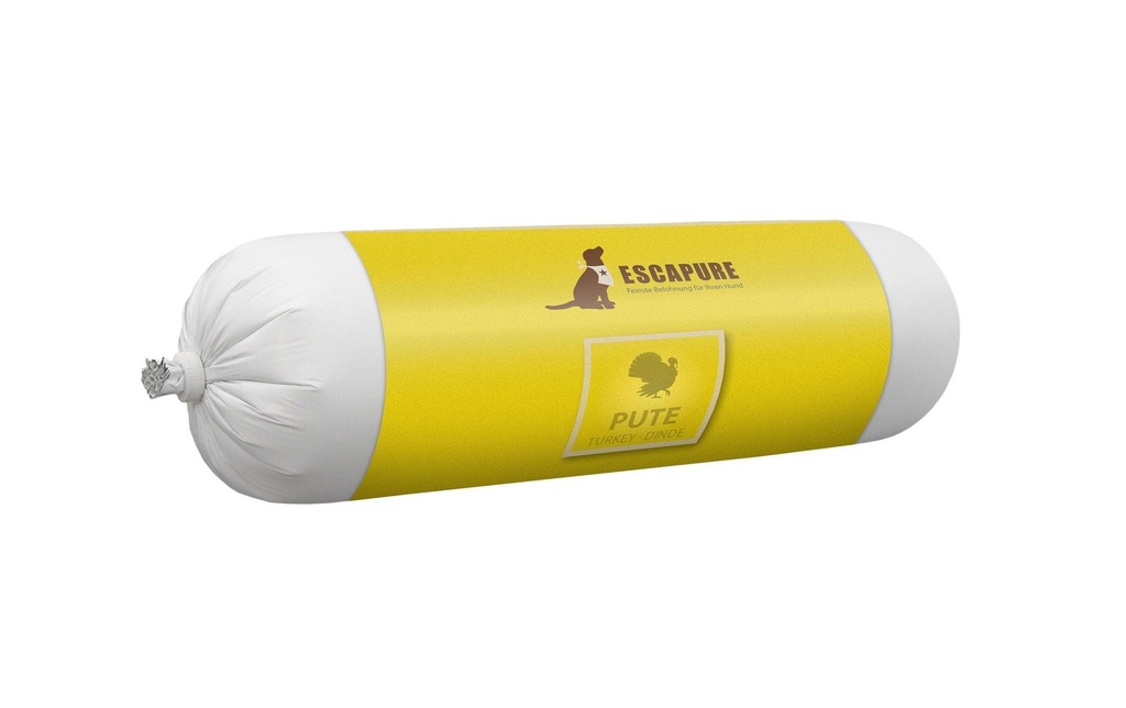 Escapure Alimentation humide Saucisse Dinde, 400 g