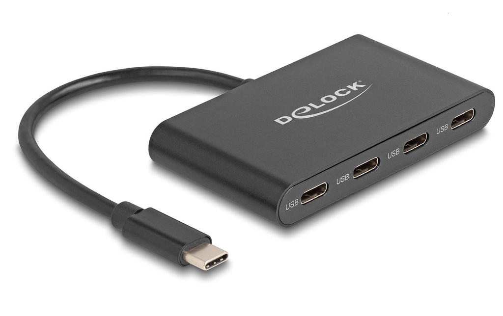 Delock Hub USB 4 x USB 3.1 type C