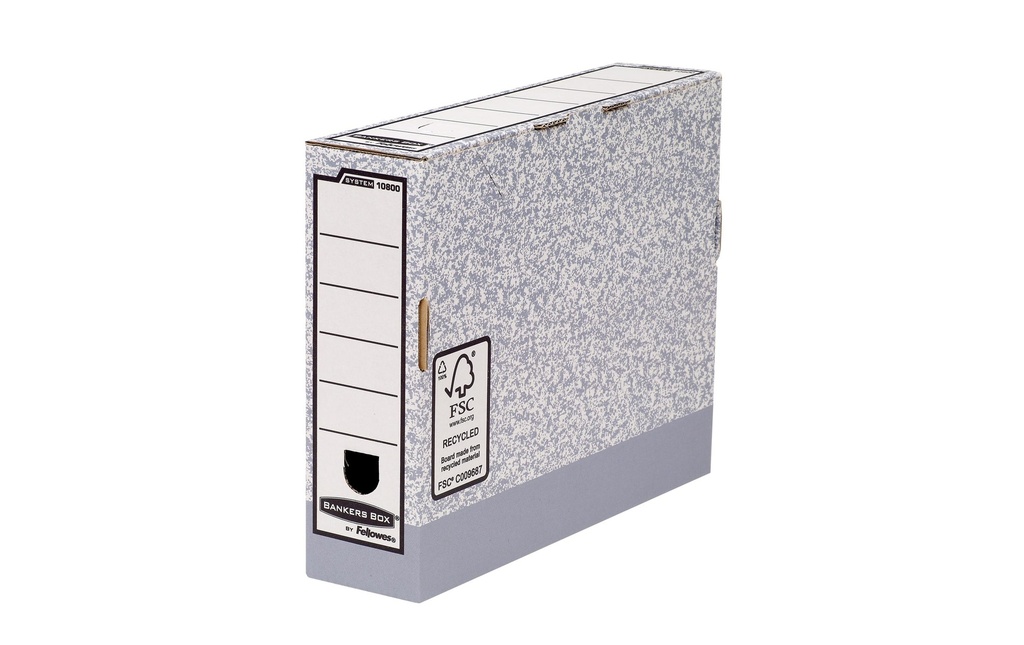 Fellowes Boîte d’archivage Bankers Box Gris, 10 pièces