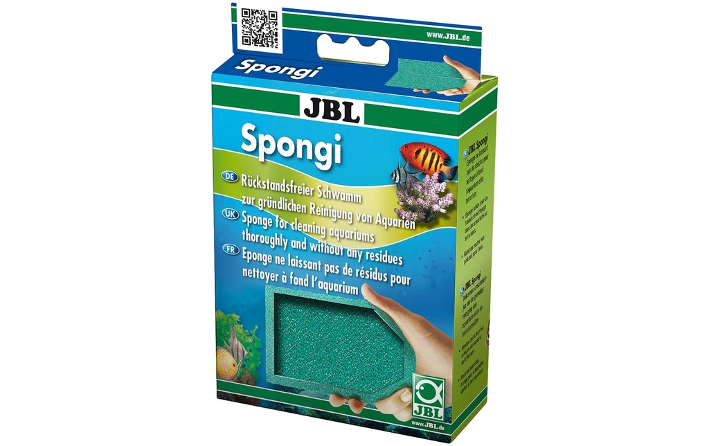 JBL Nettoyant pour vitres Spongi Éponge de nettoyage, 11.5 x 9 cm, vert