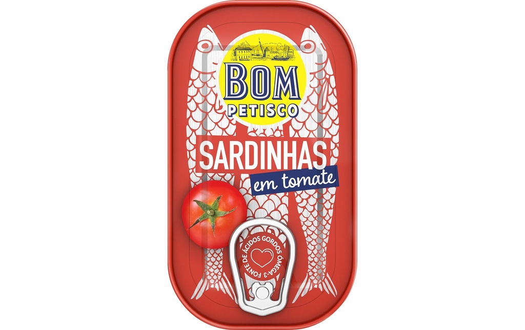 Bom Petisco Sardines à la sauce tomate 120 g