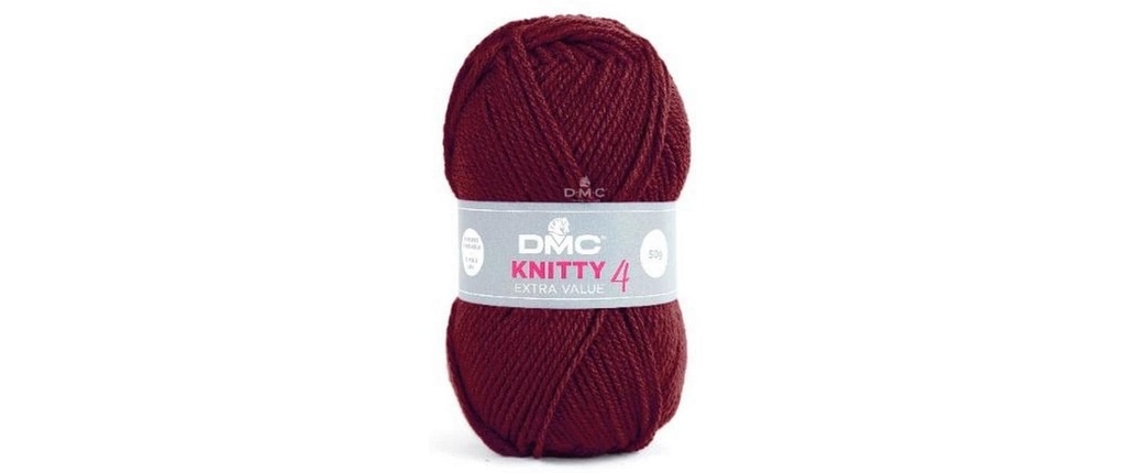 DMC Laine Knitty 4 Mini Rouge foncé