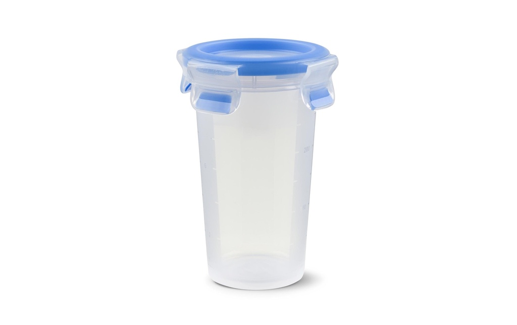 Emsa Récipients à provisions Clip& Close 0.35 l, Bleu/Transparent
