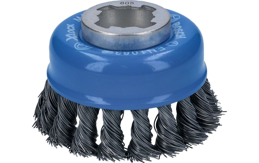 Bosch Professional Brosse à godets X-Lock 75 mm, fil d'acier noué