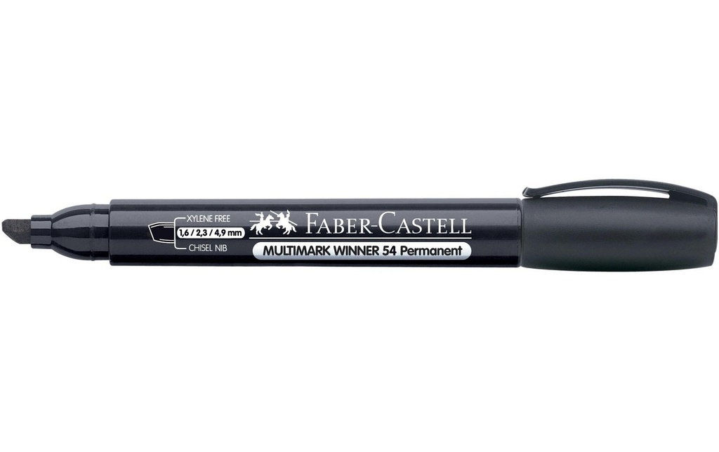 Faber-Castell Marqueur indélébile Multimark Winner 54-E Noir