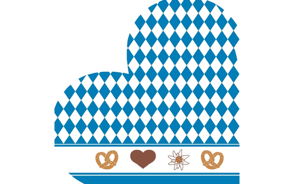 Paper + Design Serviettes en papier Oktoberfest 33 cm x 33 cm, 12 Pièce/s