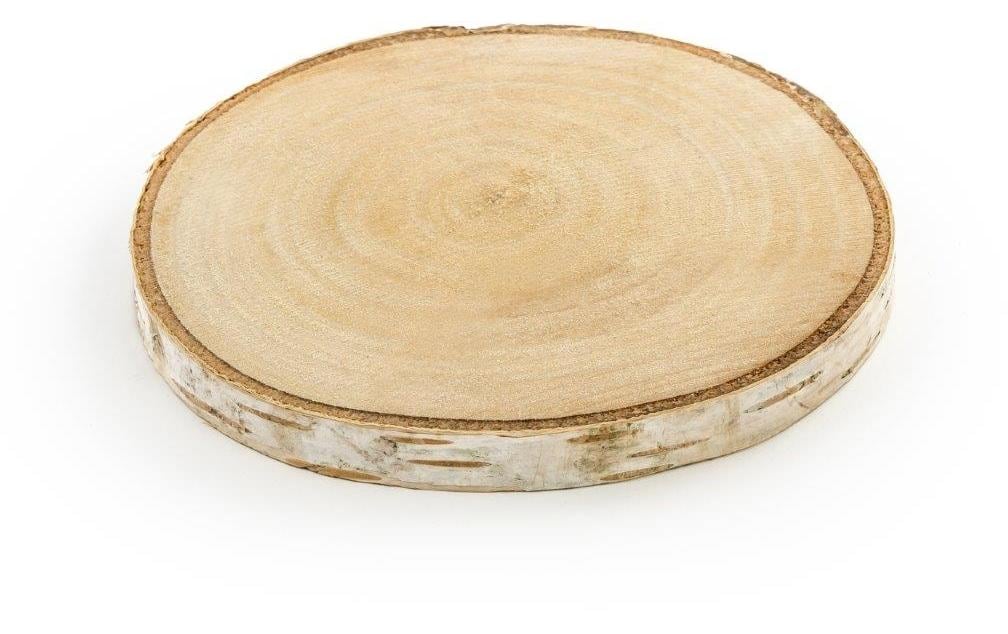 Partydeco Article en bois Dessous de verre en bois, 2 pièces