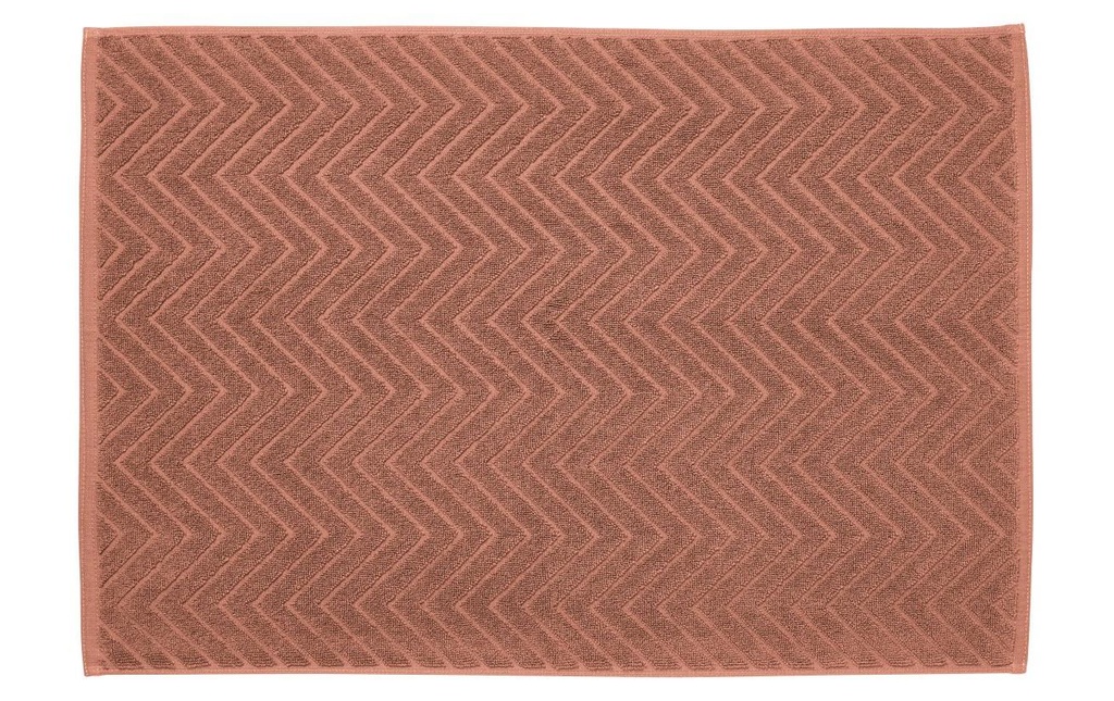 diaqua® Tapis éponge Chevron 50 x 70 cm,  Terra