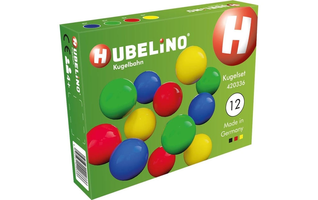 Hubelino Accessoires pour circuits de billes Jeu de billes 12 pièces