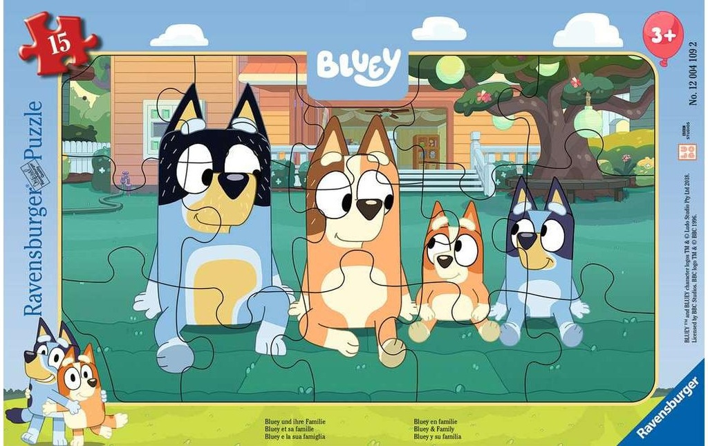 Ravensburger Bluey et sa famille
