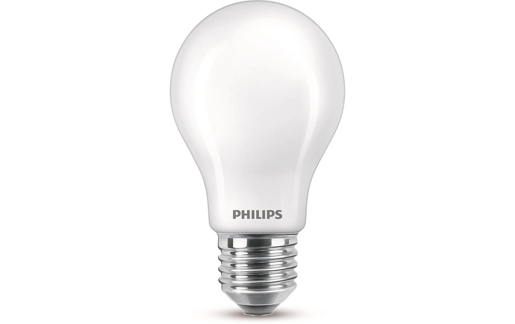 Philips Lampe LEDcla 60W E27 A60 WW FR ND 2PF Blanc chaud (WW)