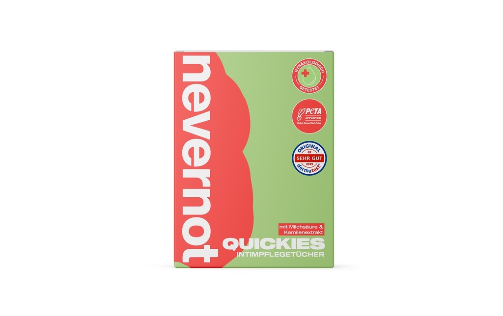 nevernot Soin intime Quickies Intimate Wipes 7 pièces