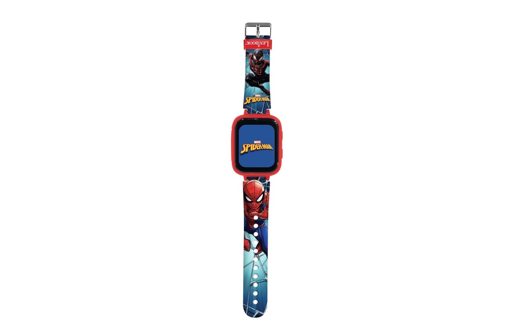 Lexibook Montre à écran couleur SpiderMan avec caméra Rouge/Turquoise