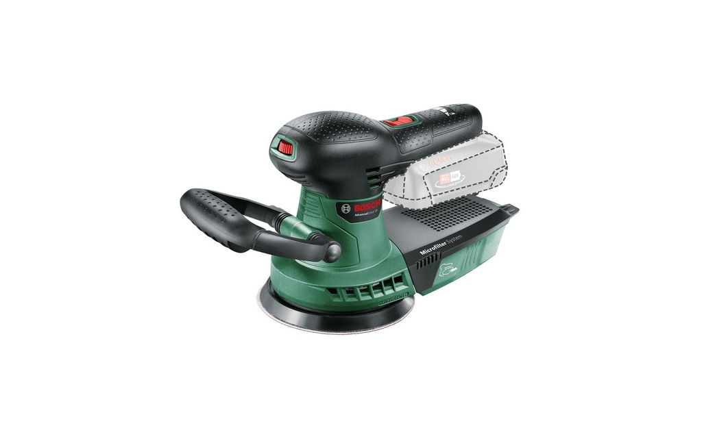 Bosch Ponceuses excentriques sans fil Advanced Orbit 18, Solo