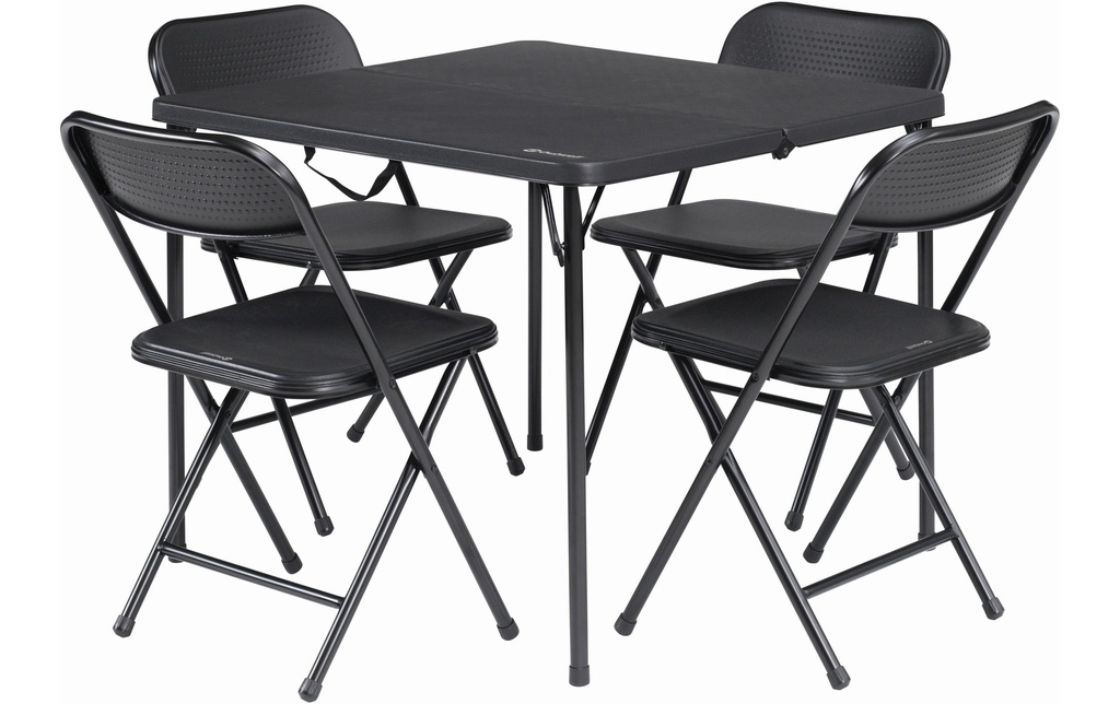 Outwell Set de table de pique-nique Corda, 4 chaises pliantes, 1 table