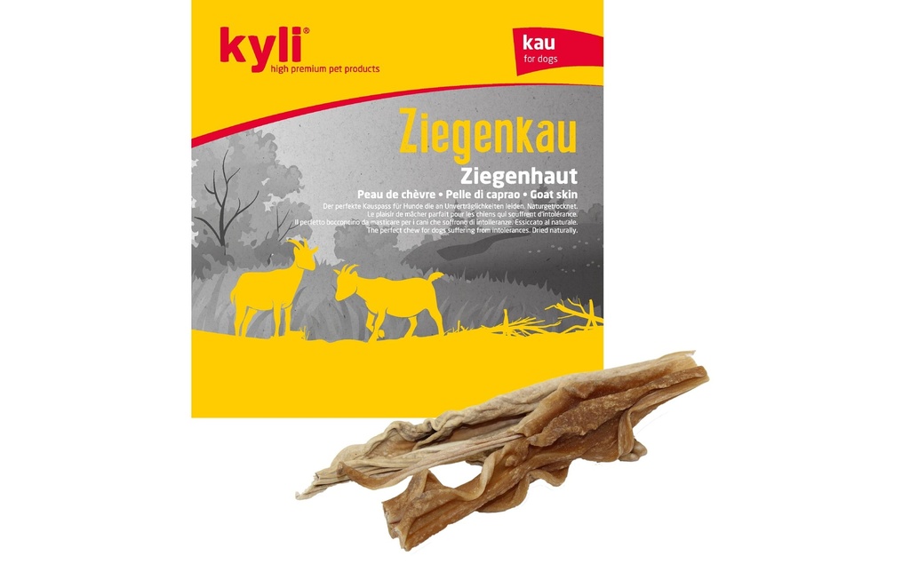 kyli Produit à mâcher  Mâchoire de chèvre d'environ 15 cm, 250 g