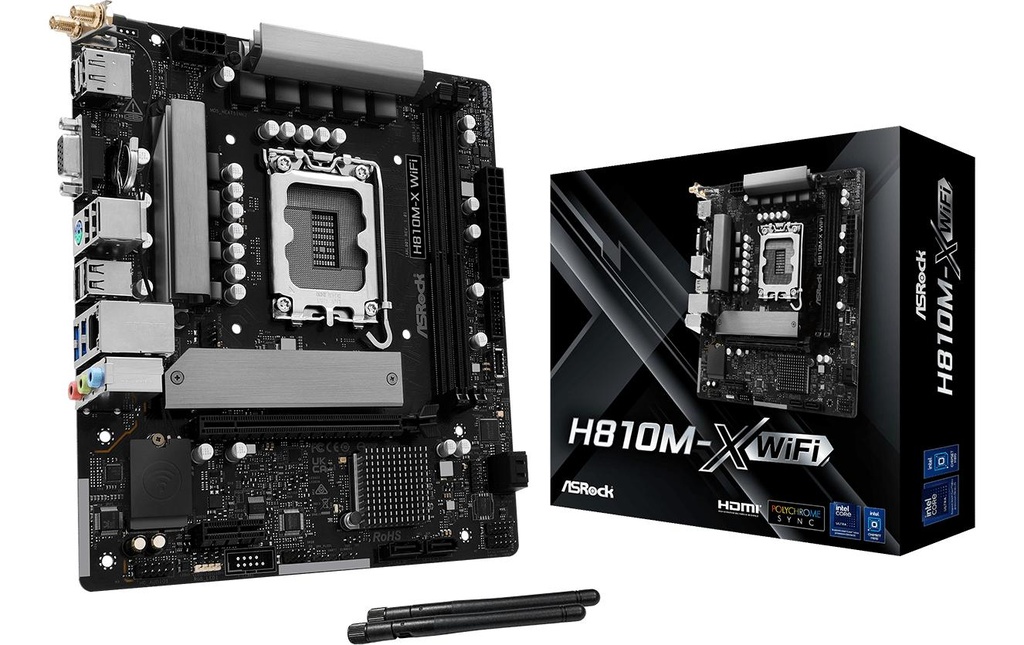 ASRock Carte mère H810M-X WiFi