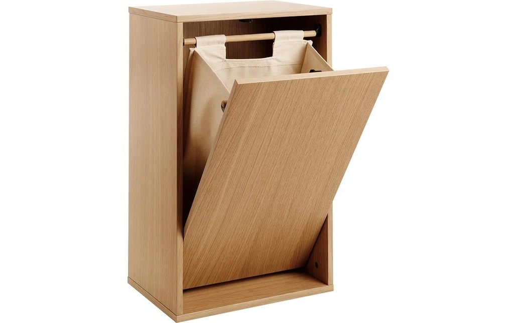 ReCollector Boîte à linge, 80 l, Nordic Oak