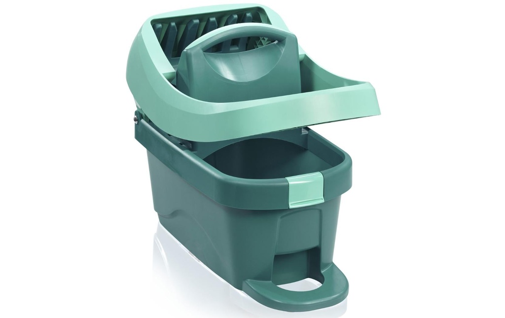 Leifheit Presse-serpillère Profi XL 8 l, avec rouleaux, turquoise